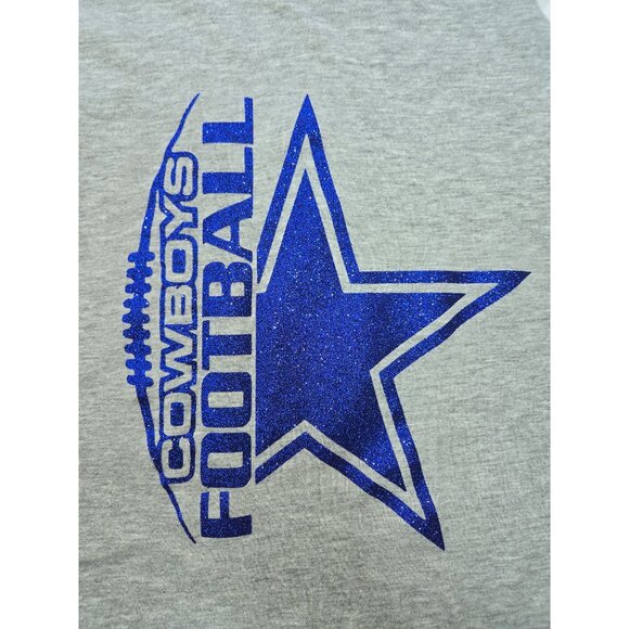 Dallas Cowboys Football Womens Graphic Raglan Tshirt Large Laviva Sport - Picture 6 of 7